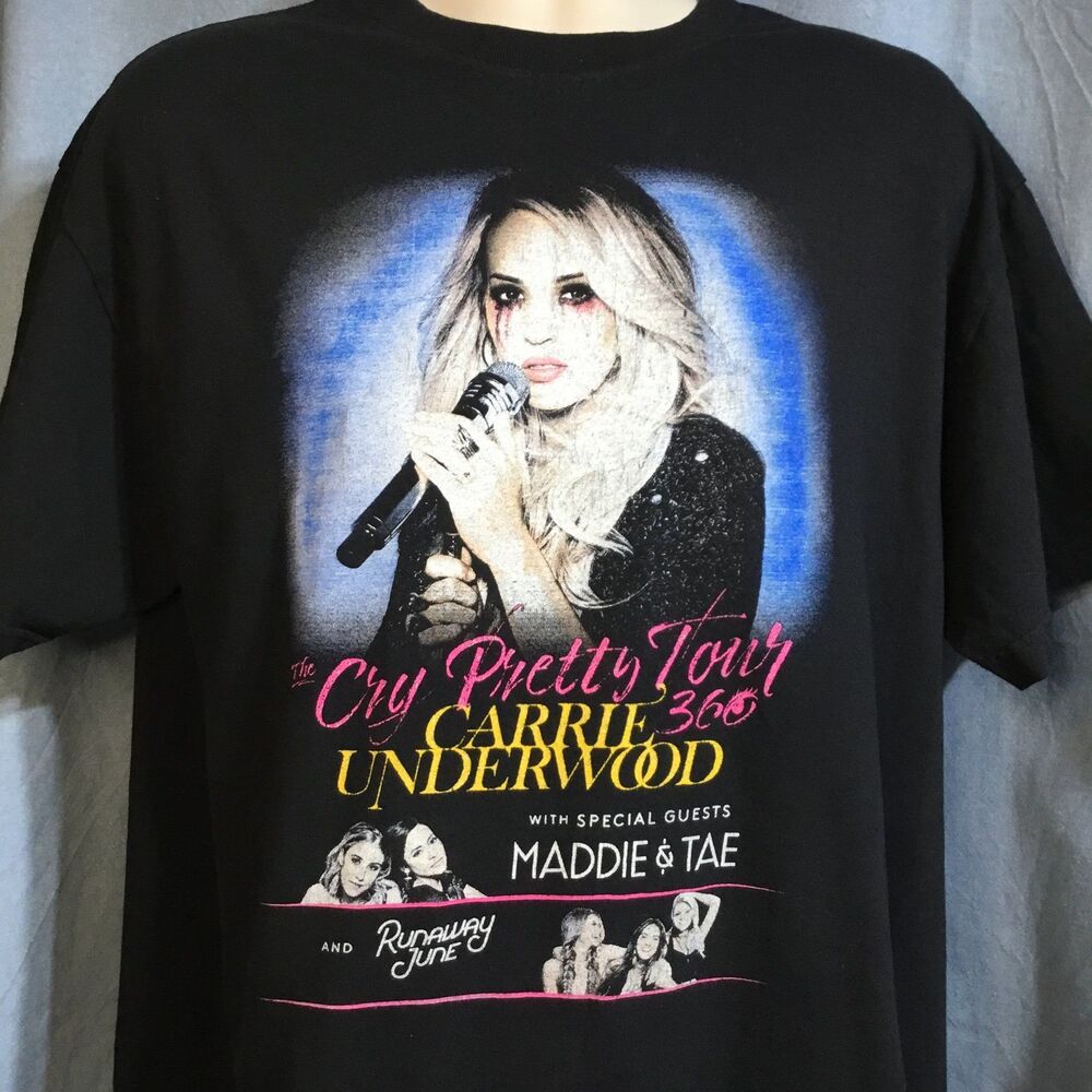 2019 Carrie Underwood “Cry Pretty Tour 360” Country Concert T-shirt